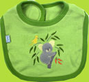 i-play Sage Koala Organic Cotton Bib 
