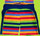 i-play Colorful Stripes Board Shorts w/Ultimate Swim Diaper 