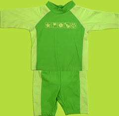 i play Lime Two Tone Two Piece Sun Suit w/Swim Diaper