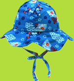 i-play Geisha Fan Reversible Scallop Edge Floppy Hat
