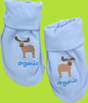 i-play Green Sprouts Blue Moose Organic Booties