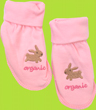i-play Green Sprouts Pink Bunny Organic Booties 