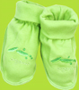 i-play Green Sprouts Green Pea Pods Organic Booties