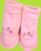 i-play Green Sprouts Pink Strawberries Organic Booties