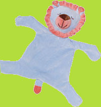 i-play Green Sprouts Organic Cotton Blue Lion Blankie