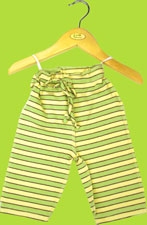 i-play Green Sprouts Organic Bamboo Pant Sage Stripe