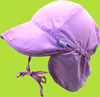 Lavender sun protection flap hat