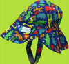 i-play Royal Jungle Jumble Sun Protective Flap Hat