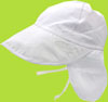 i play White flap hat