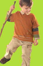 le top Apatosaurus Heathered Shirt and Canvas Pant