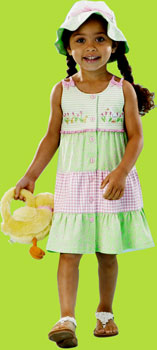 le top Tiered Dress w/Ribbon Straps 