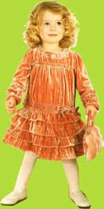 le top Twinkle Velvet Dress w/Velvet Ribbon Hip Tie