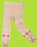 Cute as a Button Footelss Tights