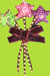 le top Plum Pretty Flowers Embroidery