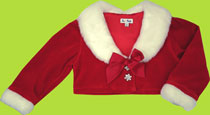 Le top Velour Bolero Jacket 