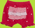 le top Ruffles on Back of Diaper Cover