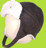 Le Top "Air Show" Faux Leather Aviator Cap 