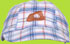 Letop Plaid Baseball Cap w/Glove and Baseball Embroidery 