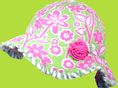   Le Top "Spring Meadow" Sunhat w/3D Flower 