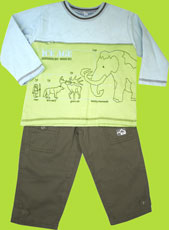 le top Ice Age Shirt and Canvas Pant Set