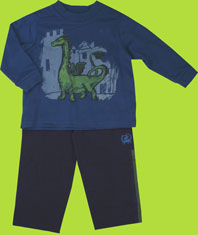 le top Dragon Shirt and Woven Pant Set
