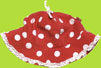 le top red puppy love polka dot hat