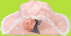le top pink polka dot sun hat