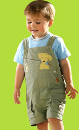 le top puppy fishing shortall set