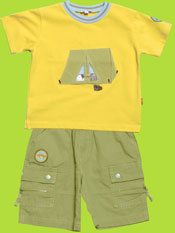 le top Camp Out Pup Tent Shirt and Short Set
