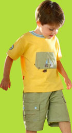 le top Camp Out Pup Tent Shirt and Short Set