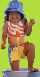 le top Ducky Monokini w/Ruffle