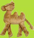 le top Camel Plush Toy with Squeek in Hump