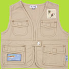 le top Go Fish Twill Fishing Vest