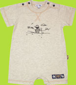 le top Sand n' Shore Romper with Embroidery