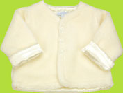 le top Soft n' Snuggly Vanilla Jacket with Satin Lining