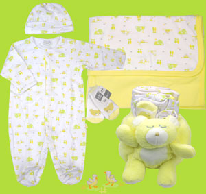 le top Teddy Bear Gift Basket Set