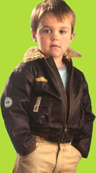 le top Air Explorer Faux Leather Flight Jacket