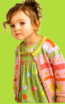 le top pink Dots cardigan