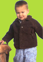 le top plauful pups chocolate brown sherpa doggy jacket