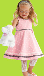 le top pink polka dot sun dress