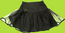 Mim-pi Black Tulle Skirt