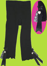 mim-pi Black Knee Tights Made in Italy