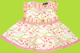 rabbit moon lovely breezy print short dress