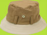 rabbit moon starship cocoa french terry bucket hat