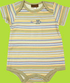rabbit moon skyway stripe bodysuit - biplane