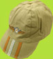 rabbit moon skyway khaki cotton woven baseball cap