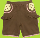  "Soleil" Chocolate Capri Pant 