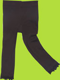 Rabbit Moon Chocolate Footless Tights