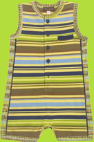Rabbit Moon "Radius" Striped Sleeveless Romper 