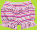 Rabbit Moon Fleur-de-lys Stripe Bloomer Panty